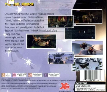 Hugo - The Evil Mirror (US) box cover back